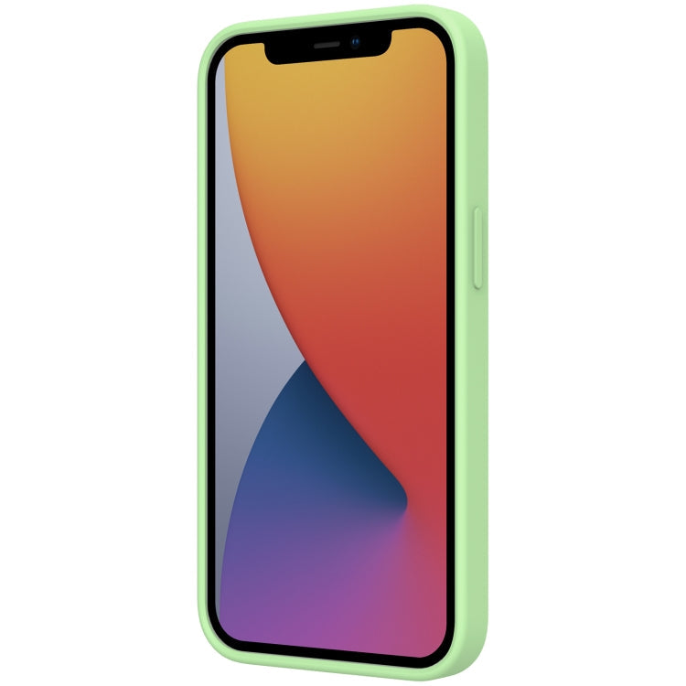 NILLKIN CamShield Liquid Silicone + PC Full Coverage Case For iPhone 13 Pro Max(Green)