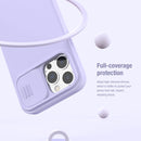 NILLKIN CamShield Liquid Silicone + PC Full Coverage Case For iPhone 13 Pro Max(Blue)