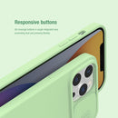 NILLKIN CamShield Liquid Silicone + PC Full Coverage Case For iPhone 13 Pro Max(Blue)