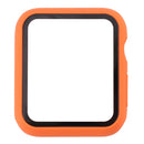 Shockproof PC+Tempered Glass Protective Case with Packed Carton For Apple Watch Series 6 & SE & 5 & 4 44mm(Orange)