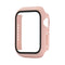 Shockproof PC+Tempered Glass Protective Case with Packed Carton For Apple Watch Series 6 & SE & 5 & 4 40mm(Pink)