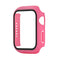 Shockproof PC+Tempered Glass Protective Case with Packed Carton For Apple Watch Series 6 & SE & 5 & 4 40mm(Rose Red)