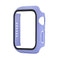 Shockproof PC+Tempered Glass Protective Case with Packed Carton For Apple Watch Series 6 & SE & 5 & 4 40mm(Light Purple)
