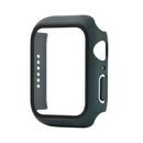 Shockproof PC+Tempered Glass Protective Case with Packed Carton For Apple Watch Series 6 & SE & 5 & 4 40mm(Dark Green)