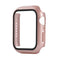 Shockproof PC+Tempered Glass Protective Case with Packed Carton For Apple Watch Series 6 & SE & 5 & 4 40mm(Rose Gold)