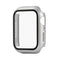 Shockproof PC+Tempered Glass Protective Case with Packed Carton For Apple Watch Series 6 & SE & 5 & 4 40mm(Silver)