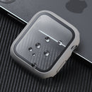 Shockproof PC+Tempered Glass Protective Case with Packed Carton For Apple Watch Series 6 & SE & 5 & 4 40mm(Black)