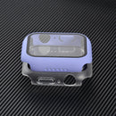 Shockproof PC+Tempered Glass Protective Case with Packed Carton For Apple Watch Series 6 & SE & 5 & 4 40mm(Midnight Blue)