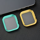 Shockproof PC+Tempered Glass Protective Case with Packed Carton For Apple Watch Series 6 & SE & 5 & 4 40mm(Midnight Blue)