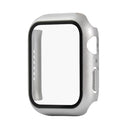 Shockproof PC+Tempered Glass Protective Case with Packed Carton For Apple Watch Series 3 & 2 & 1 38mm(Silver)