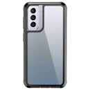 For Samsung Galaxy S21 5G Waterproof Dustproof Shockproof Transparent Acrylic Protective Case(Black)