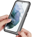 For Samsung Galaxy S21+ 5G Waterproof Dustproof Shockproof Transparent Acrylic Protective Case(Black)