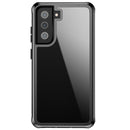 For Samsung Galaxy S21 FE 5G Waterproof Dustproof Shockproof Transparent Acrylic Protective Case(Black)