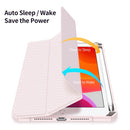 DUX DUCIS TOBY Series Shockproof PU Leather + PC + TPU Horizontal Flip Tablet Case with Holder & Pen Slot & Sleep / Wake-up Function For iPad Mini 6(Pink)