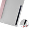 For Samsung Galaxy Tab S7 FE / Tab S7+ / Tab S8+ 3-folding Transparent Honeycomb TPU Leather Tablet Case(Rose Gold)