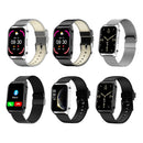E17 1.69 inch IPS Touch Screen IP67 Waterproof Smart Watch, Support Sleep Monitor / Heart Rate Monitor / Bluetooth Calling, Style:Silicone Strap(Silver)