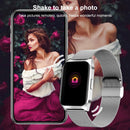 E17 1.69 inch IPS Touch Screen IP67 Waterproof Smart Watch, Support Sleep Monitor / Heart Rate Monitor / Bluetooth Calling, Style:Silicone Strap(Silver)