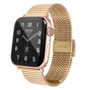 Multi-baht Steel Watch Band For Apple Watch Series 7 45mm / 6 & SE & 5 & 4 44mm / 3 & 2 & 1 42mm(Gold)