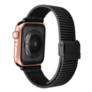 Multi-baht Steel Watch Band For Apple Watch Series 7 45mm / 6 & SE & 5 & 4 44mm / 3 & 2 & 1 42mm(Black)