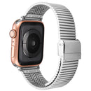Multi-baht Steel Watch Band For Apple Watch Series 7 45mm / 6 & SE & 5 & 4 44mm / 3 & 2 & 1 42mm(Silver)