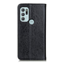 For Motorola Moto G60S Magnetic Crazy Horse Texture Horizontal Flip Leather Case with Holder & Card Slots & Wallet(Black)