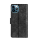Skin Feel Crocodile Texture Magnetic Clasp Horizontal Flip PU Leather Case with Holder & Card Slots & Wallet For iPhone 13 Pro(Black)