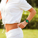 20mm Universal Colorful Hole Silicone Watch Band(Pink Mint Green)