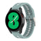 20mm Universal Colorful Hole Silicone Watch Band(Rock Cyan White)