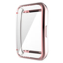 For Huawei Band 6 / 6 Pro / Honor Band 6 Full Coverage TPU Electroplating Protective Case Cover(Pink)
