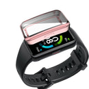 For Huawei Band 6 / 6 Pro / Honor Band 6 Full Coverage TPU Electroplating Protective Case Cover(Pink)