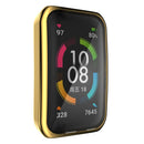 For Huawei Band 6 / 6 Pro / Honor Band 6 Full Coverage TPU Electroplating Protective Case Cover(Gold)