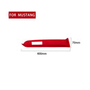 Car Suede Wrap Instrument Decorative Strip for Ford Mustang 2015-2021, Left Drive(Wine Red)
