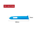 Car Suede Wrap Instrument Decorative Strip for Ford Mustang 2015-2021, Left Drive(Sky Blue)