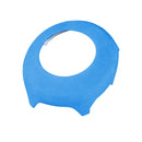Car Suede Wrap Steering Wheel Airbag Decorative Cover for Ford Mustang 2015-2021, Left and Right Drive Universal(Sky Blue)