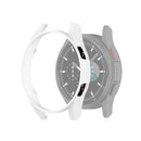 For Samsung Galaxy Watch4 Classic 42mm Half Coverage Hollowed PC Protective Case(White)