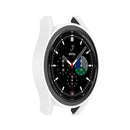 For Samsung Galaxy Watch4 Classic 42mm Half Coverage Hollowed PC Protective Case(White)