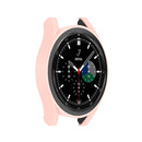 For Samsung Galaxy Watch4 Classic 42mm Half Coverage Hollowed PC Protective Case(Pink)