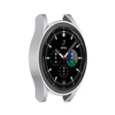 For Samsung Galaxy Watch4 Classic 42mm Half Coverage Hollowed PC Protective Case(Silver)