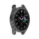 For Samsung Galaxy Watch4 Classic 46mm Half Coverage Hollowed PC Protective Case(Carbon Fibre)