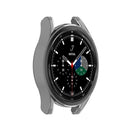 For Samsung Galaxy Watch4 Classic 46mm Half Coverage Hollowed PC Protective Case(Transparent White)