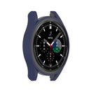 For Samsung Galaxy Watch4 Classic 46mm Half Coverage Hollowed PC Protective Case(Midnight Blue)