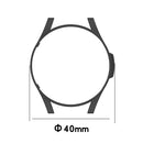 For Samsung Galaxy Watch4 40mm Half Coverage Hollowed PC Protective Case(Pink)