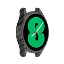 For Samsung Galaxy Watch4 44mm Half Coverage Hollowed PC Protective Case(Carbon Fibre)