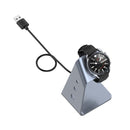 For Samsung Galaxy Watch4 Classic / Galaxy Watch4 Universal Aluminum Alloy Magnetic Charger Holder(Grey)