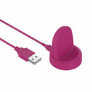 For Samsung Galaxy Watch4 Classic / Galaxy Watch4 Universal Silicone Charger Holder(Rose Red)
