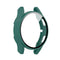 For Samsung Galaxy Watch4 44mm PC Protective Case with Tempered Glass Film(Green)