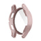 For Samsung Galaxy Watch4 44mm PC Protective Case with Tempered Glass Film(Rose Gold)