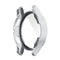 For Samsung Galaxy Watch4 44mm PC Protective Case with Tempered Glass Film(Silver)