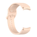 For Samung Galaxy Watch4 40mm / 44mm Silicone Flat Buckle Watch Band(Light Pink)