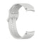 For Samung Galaxy Watch4 40mm / 44mm Silicone Flat Buckle Watch Band(Silver Grey)